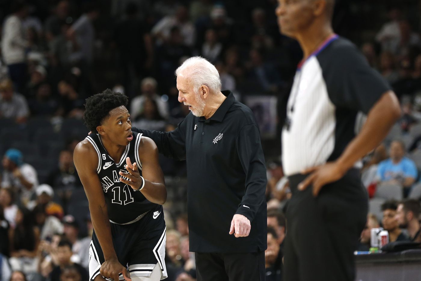 An ex-Spurs employee has alleged Josh Primo exposed himself to her