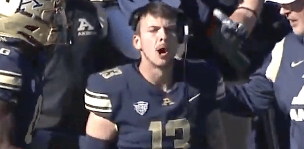 Bizarre Scene As Akron Backup QB Gets Ejected For Sideline Tirade