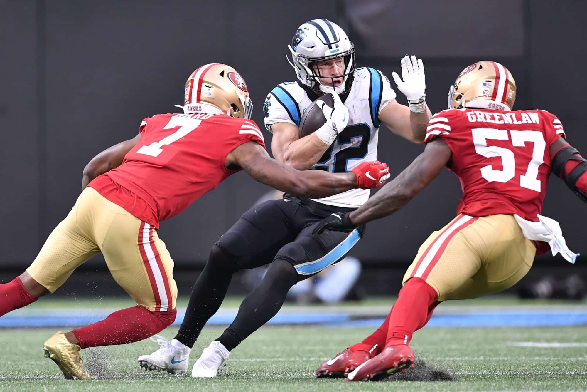 Christian McCaffrey is pushing 49ers to let him play on Sunday