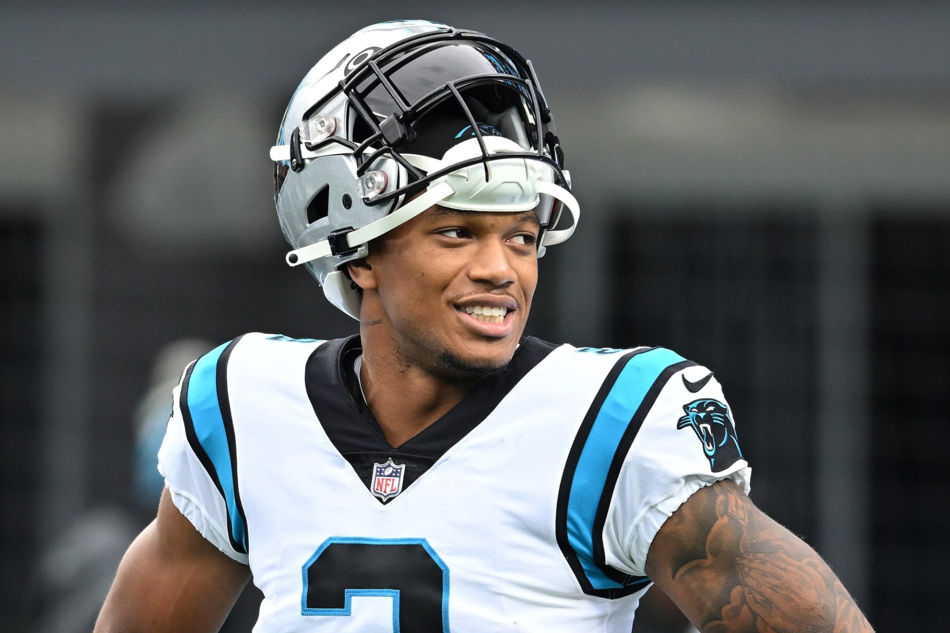 NFL rules expert says D.J. Moore should not have been flagged for removing helmet