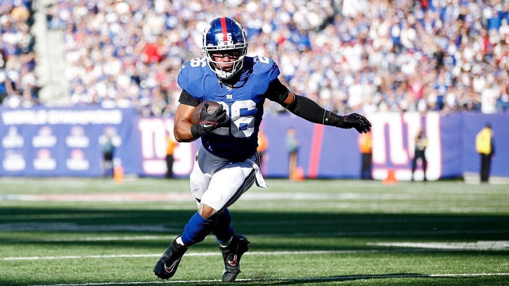 Saquon Barkley won’t let shoulder injury derail his comeback season