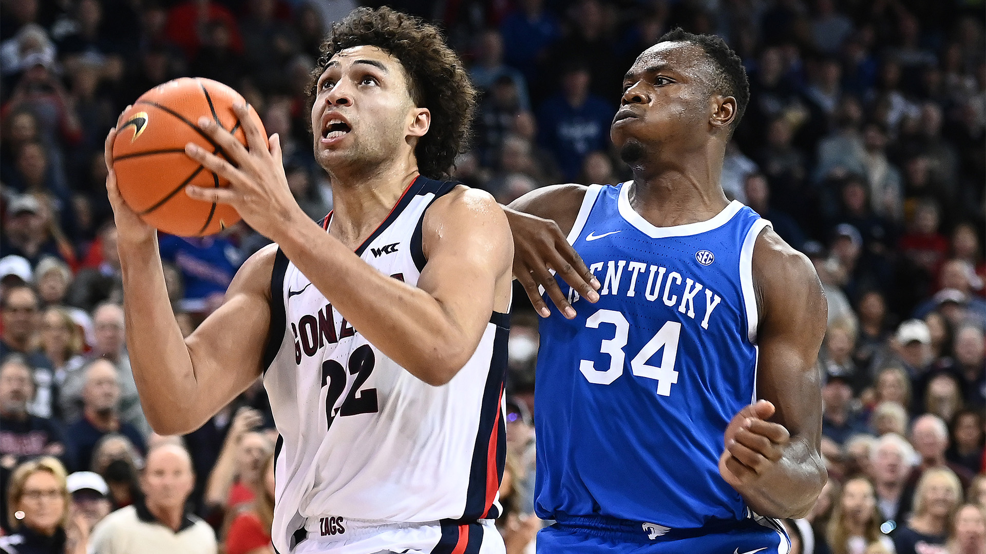 Bolton's 24 points lead No. 2 Gonzaga over No. 4 Kentucky - College Basketball
