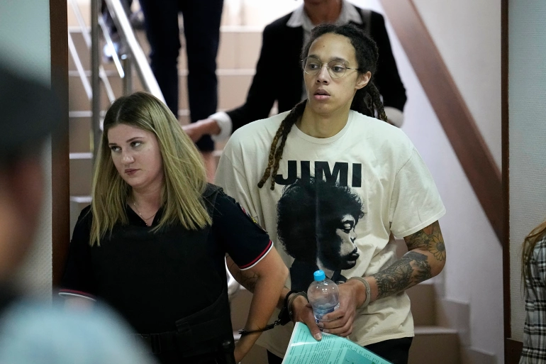 Brittney Griner's wife has been in near-constant contact with the State Department