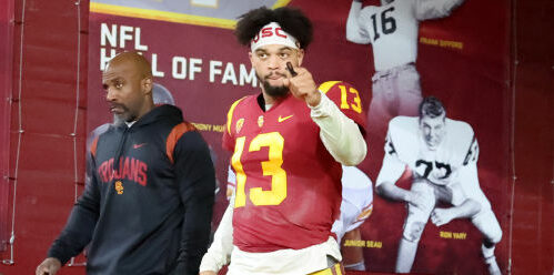 Caleb Williams Paints Explicit Message On His Nails Against Notre Dame