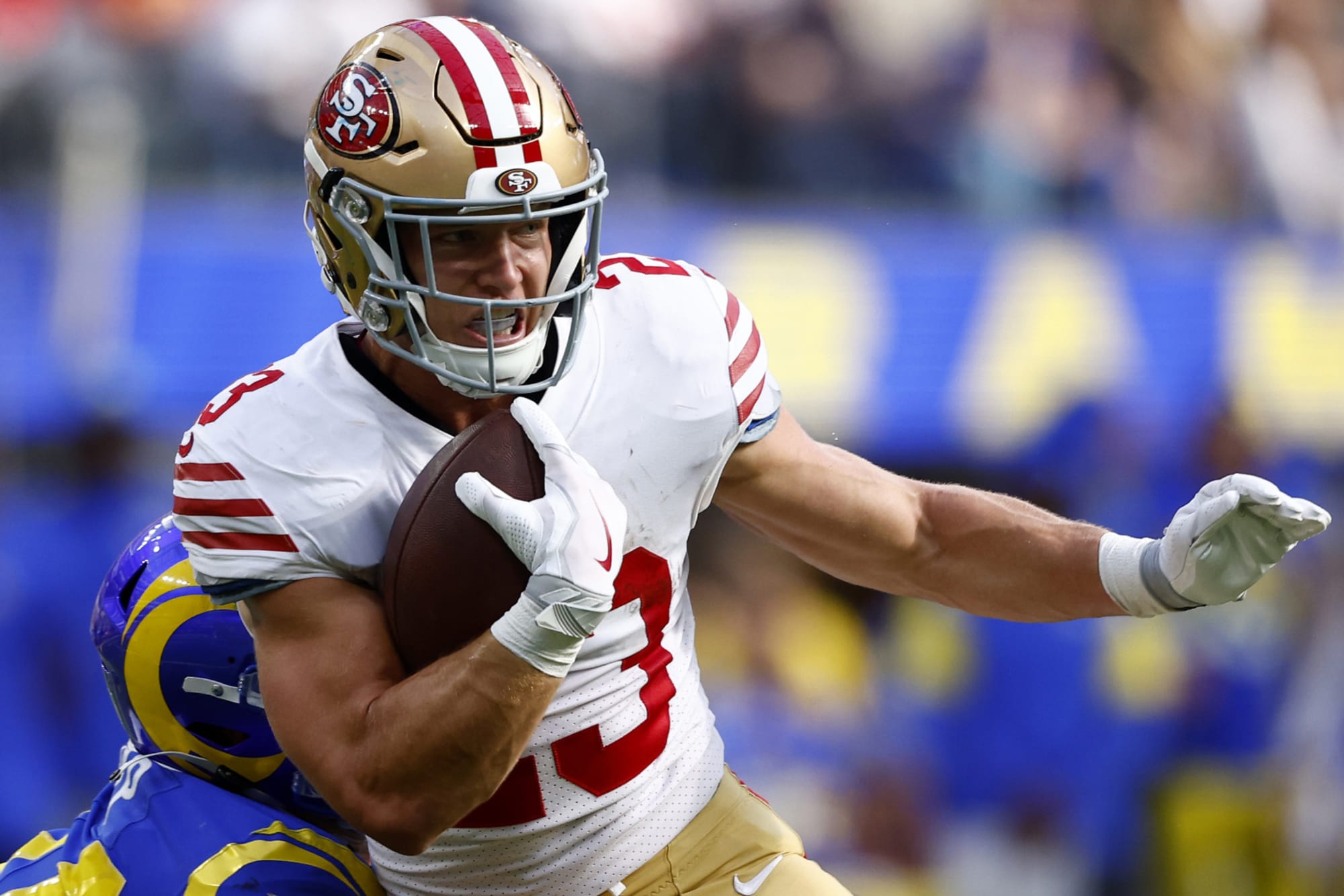 Christian McCaffrey gives new meaning to doing it all for 49ers