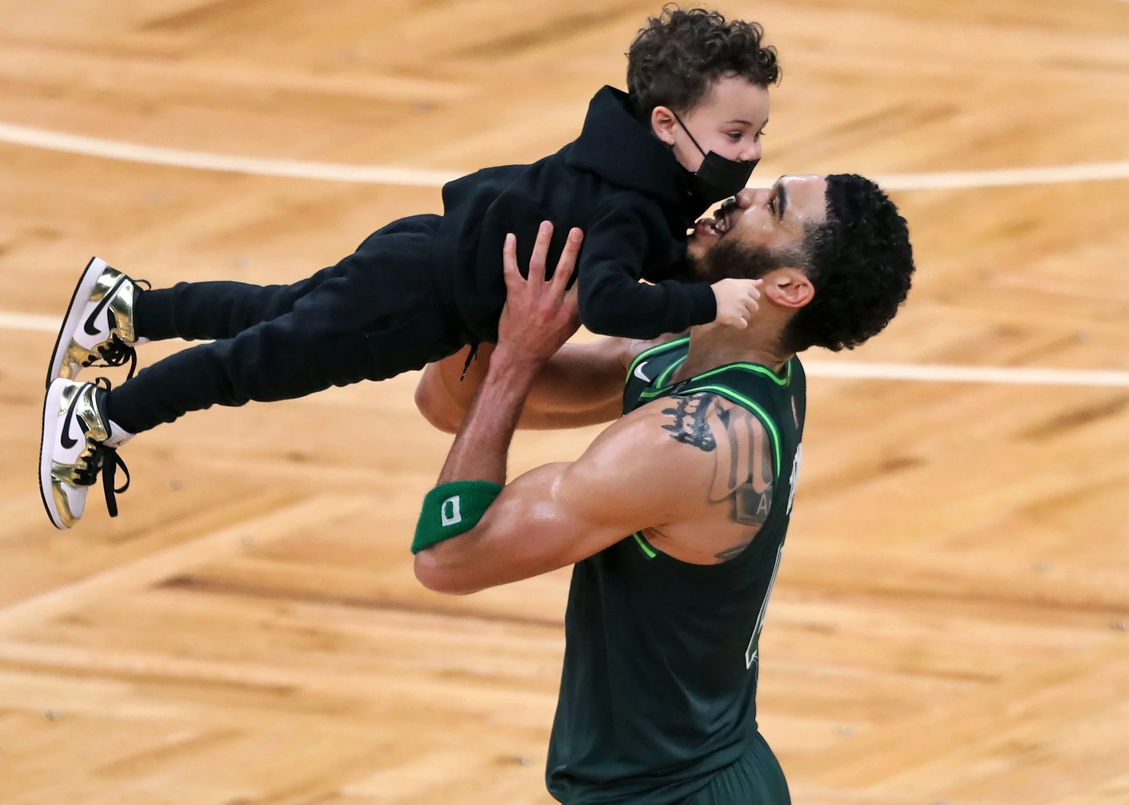 Jayson Tatum to son Deuce: I was better than you at 4