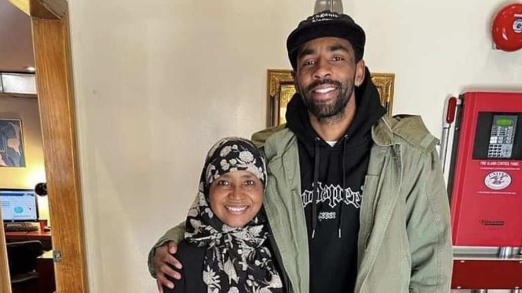 Kyrie Irving Pulls Up at NYC's Oldest Black Muslim School, Drops $60K Bag