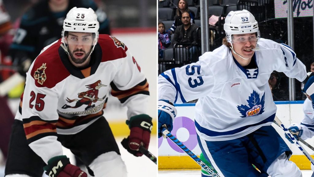 Maple Leafs acquire Timmins, Coyotes get Douglas
