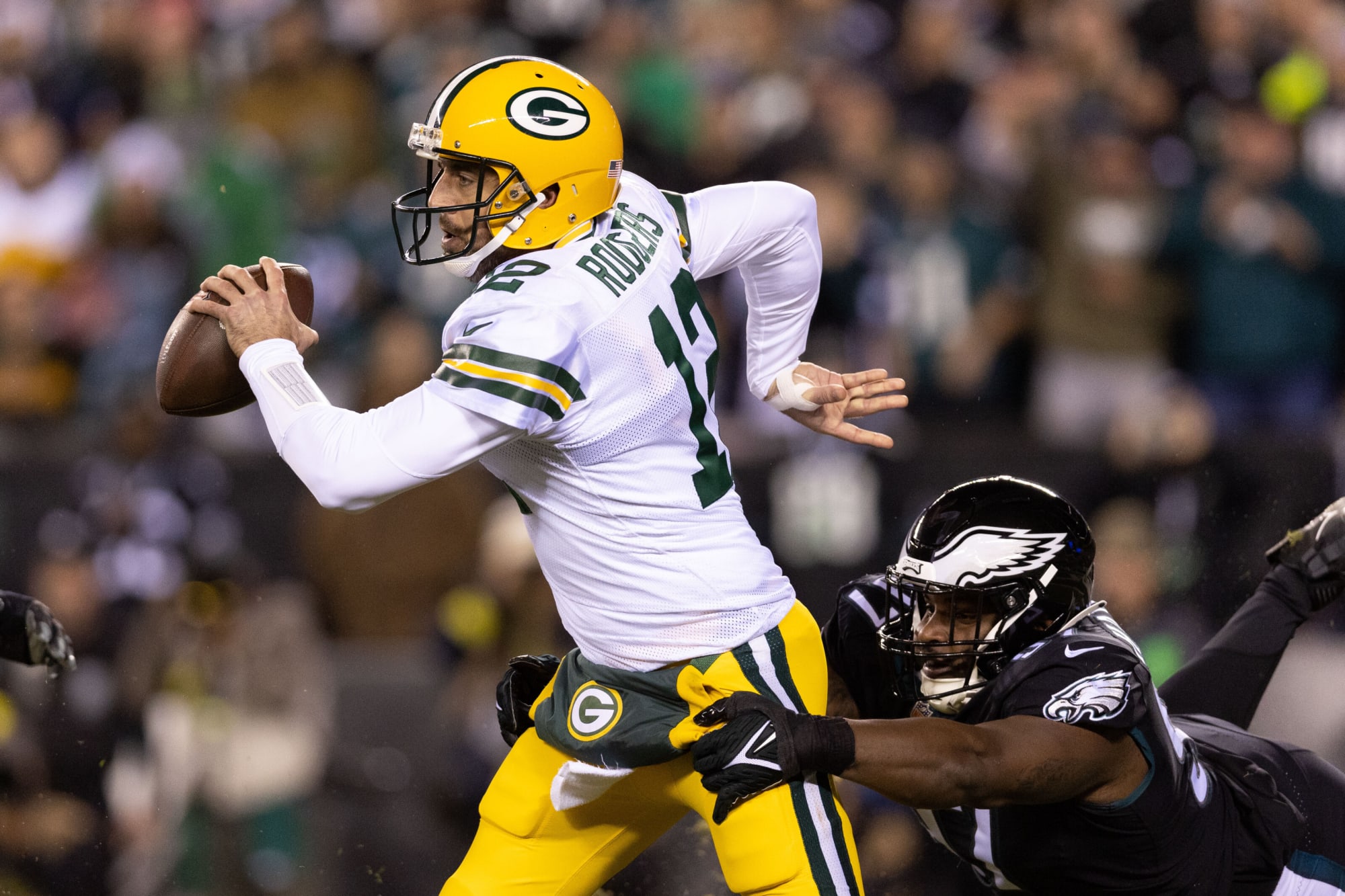 NFL Twitter roasts Aaron Rodgers after second INT vs. Eagles