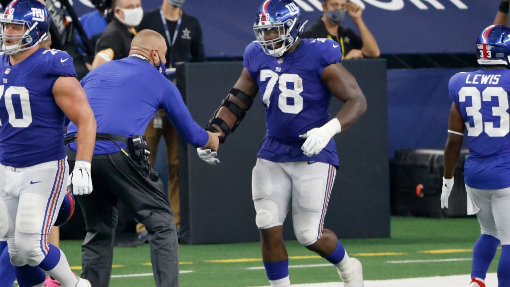 New York Giants’ Andrew Thomas makes no excuses for Week 12 struggles