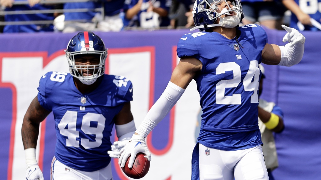 New York Giants rookie Dane Belton has excelled in coverage