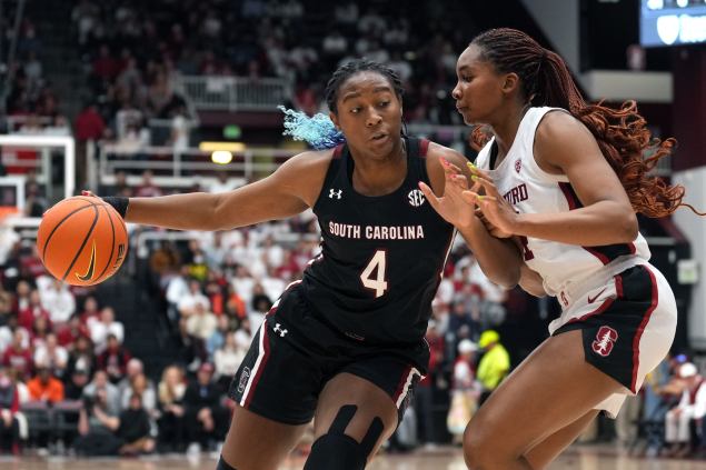 South Carolina tops women's AP Top 25; Stanford, UConn next - College Basketball