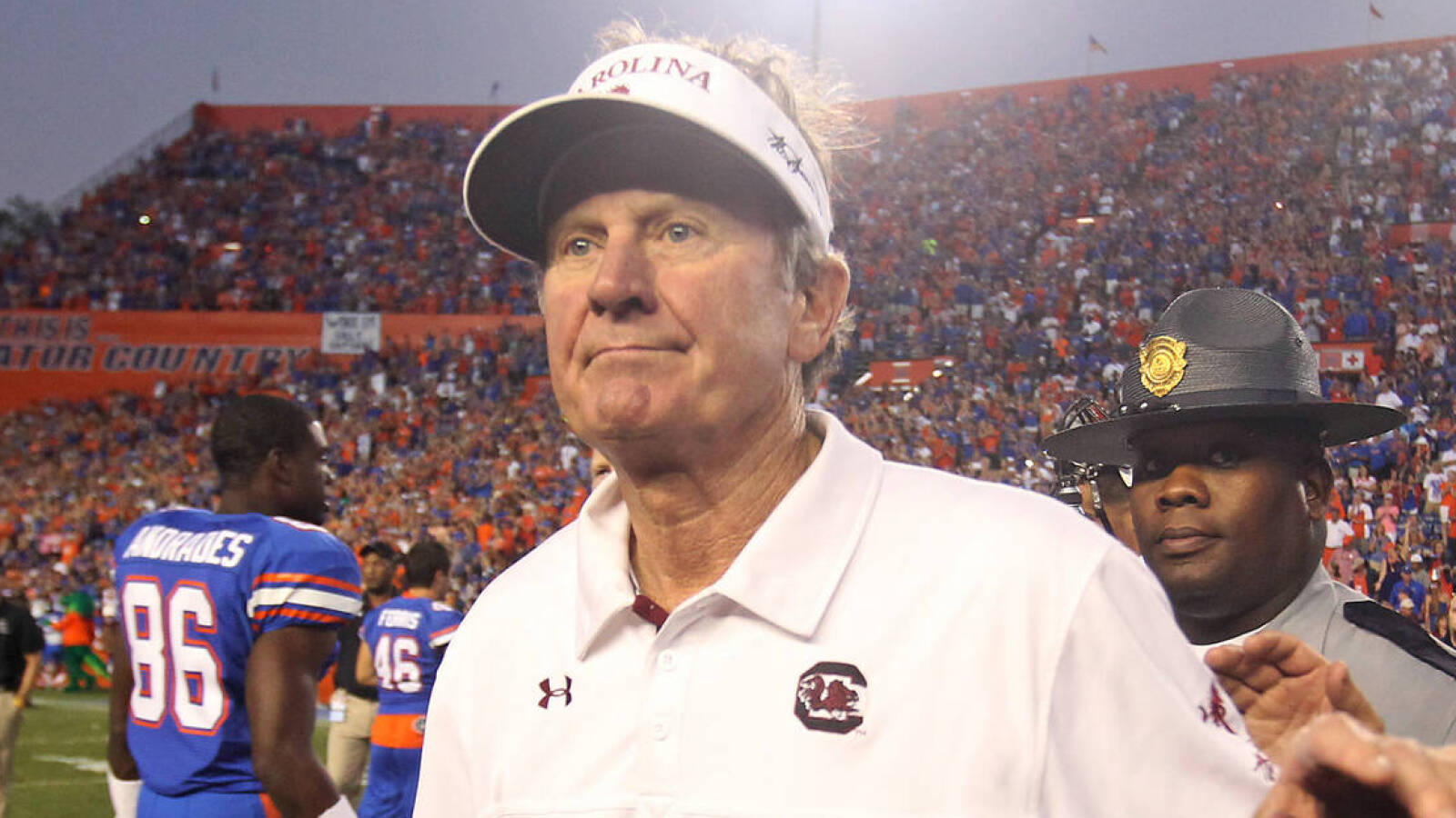 Steve Spurrier never misses a chance to get in a dig at Tennessee