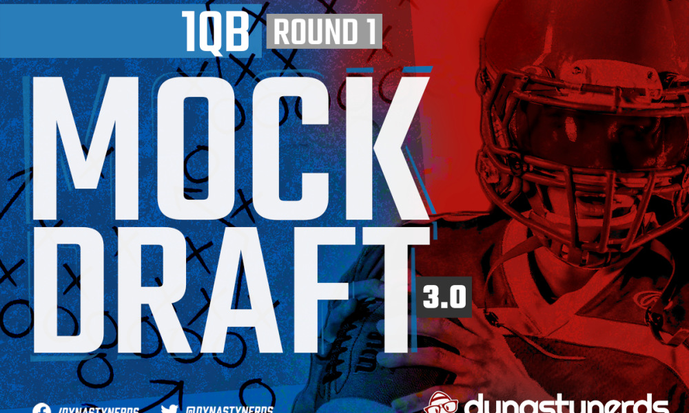 2023 1QB Rookie Mock Draft 3.0 - Round 1