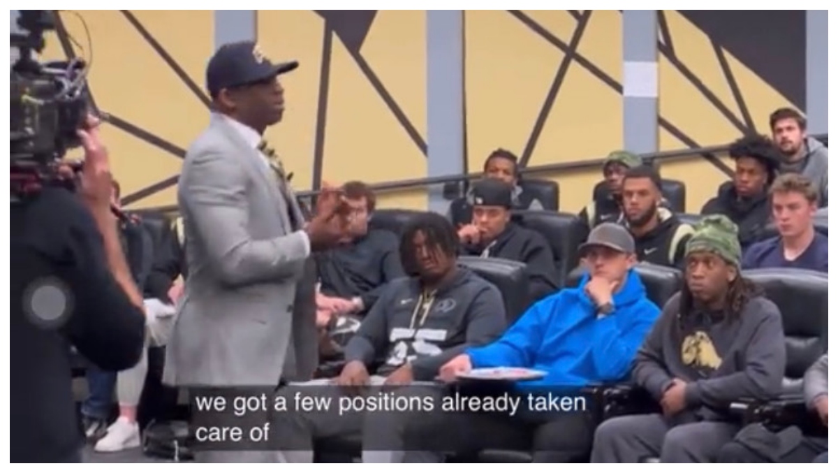 Deion Sanders Tells Players To Hit Transfer Portal In Colorado Meeting