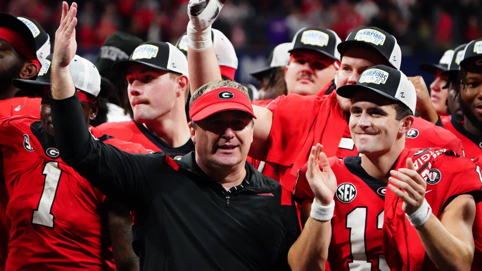 Georgia players troll LSU with ‘Get the Gat’ celebration in locker room