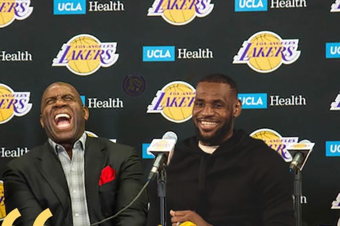 Magic Johnson reacts to LeBron James passing him on All-Time NBA assists list
