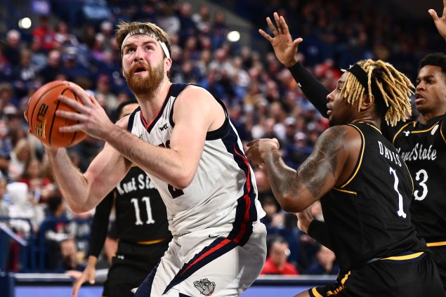 No. 18 Gonzaga withstands scare from Kent St for 73-66 win