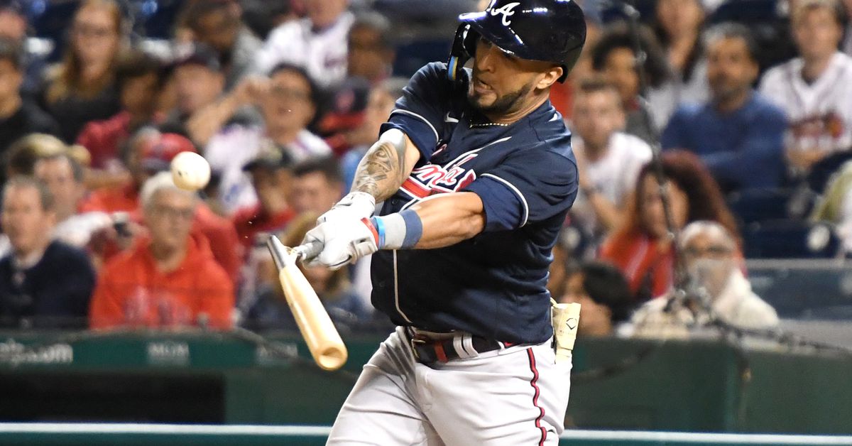 The Braves need another outfielder who can hit