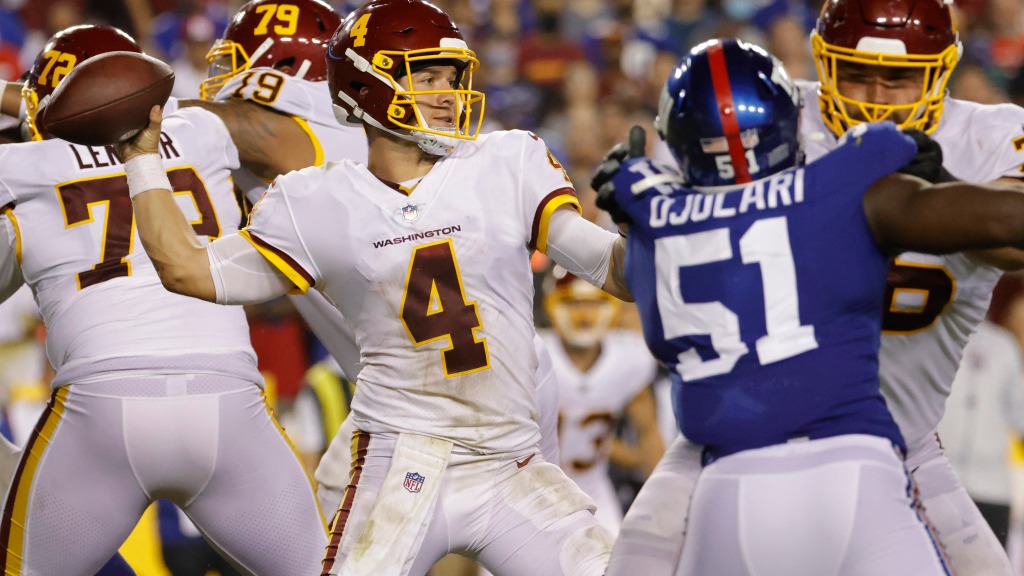 Washington’s Taylor Heinicke drops Giants in 2021