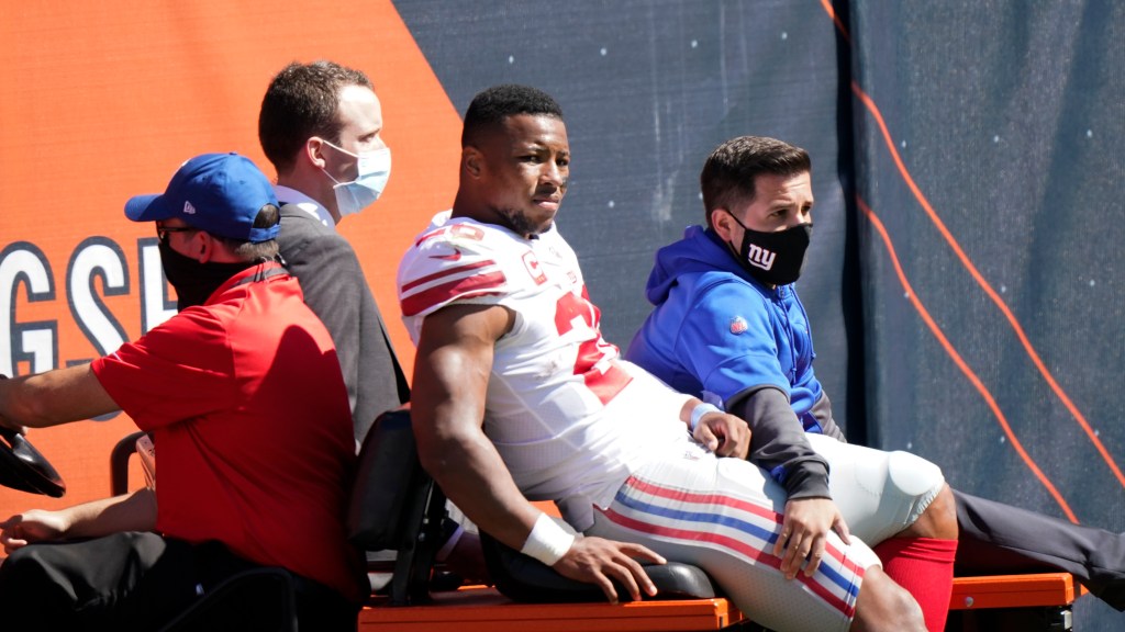 NFL to investigate Eagles for tampering with ex-Giant Saquon Barkley
