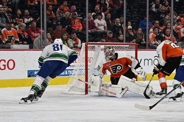 NHL Rumors: Philadelphia Flyers, and the Vancouver Canucks