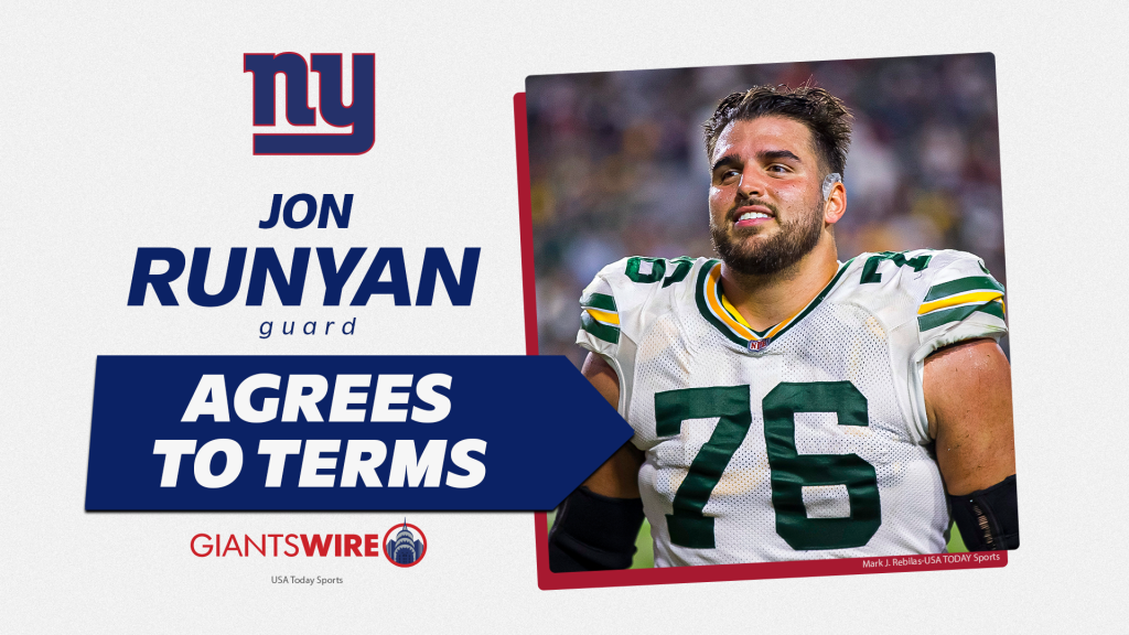 New York Giants to sign ex-Green Bay Packers guard Jon Runyan Jr.