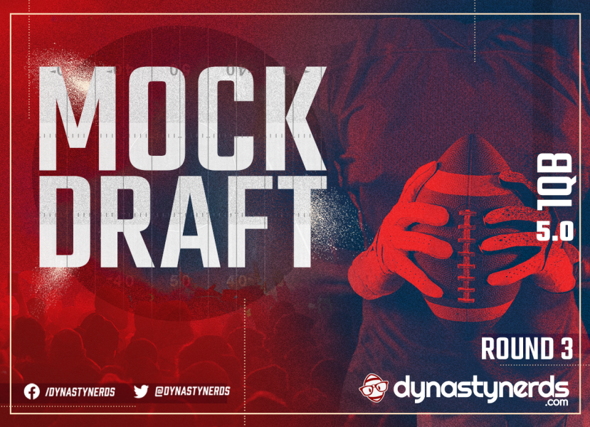 2024 1QB Rookie Mock Draft 5.0: Pre NFL Draft - Round 3