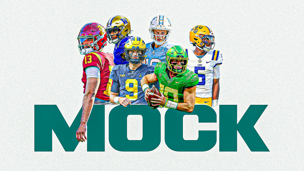 2024 NFL mock draft: QBs go 1-2-3, Dak Prescott to Broncos in new two-round projections