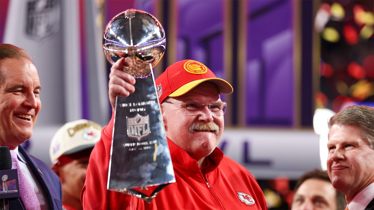Chiefs agree to contract extensions with head coach Andy Reid, GM Brett Veach, president Mark Donovan