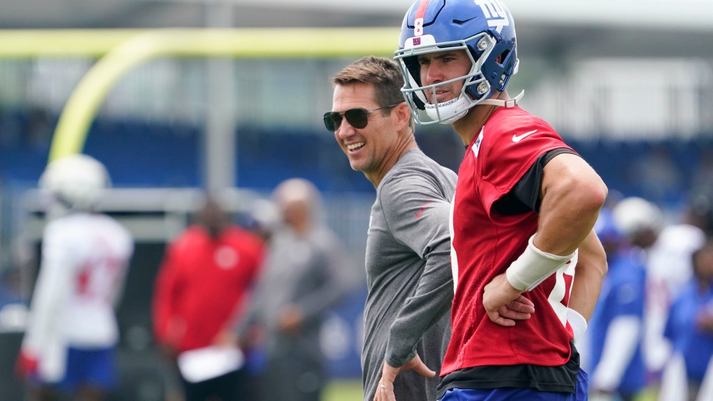 Daniel Jones ‘fired up’ after New York Giants select WR Malik Nabers