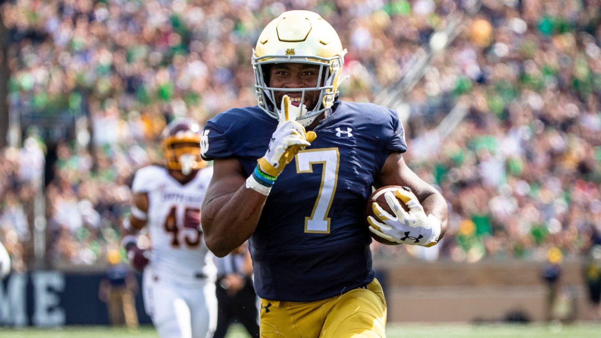 Fantasy Football: Notre Dame's Audric Estime is the ultimate sleeper in the 2024 NFL Draft | NFL News, Rankings and Statistics