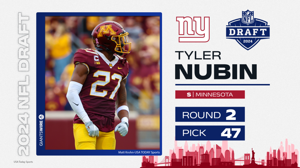 New York Giants select safety Tyler Nubin in Round 2