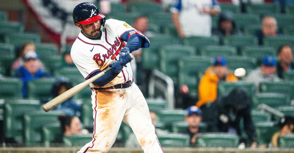 Travis d’Arnaud, Adam Duvall in Braves’ lineup Friday against Marlins