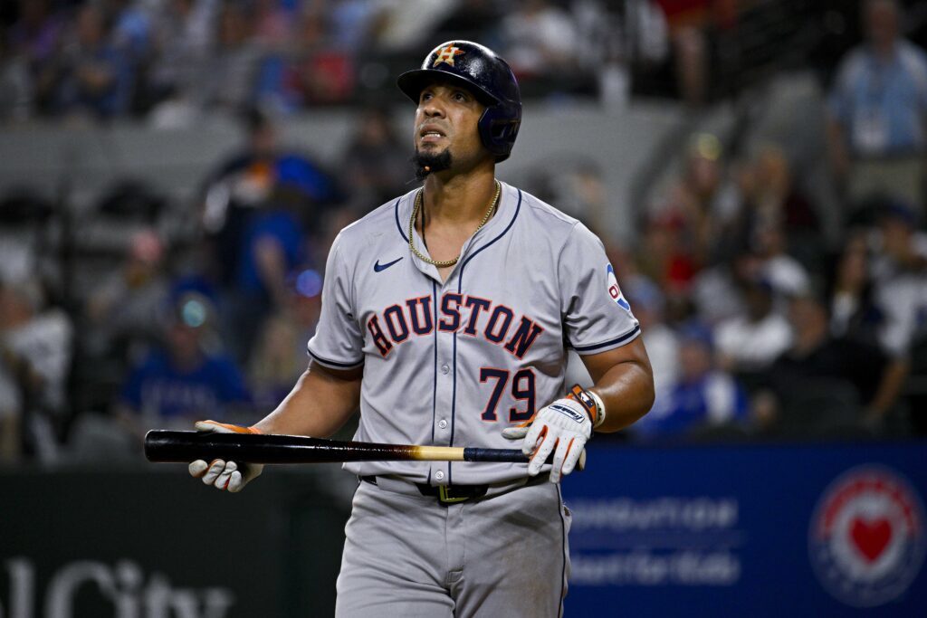 AL West Notes: Abreu, Urquidy, Trout, Adams