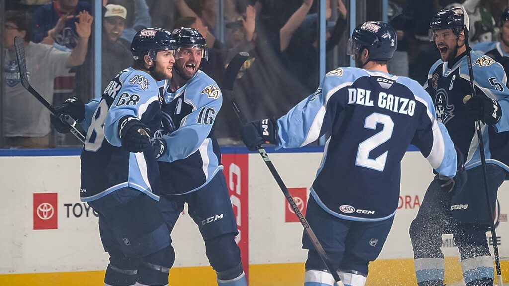 Admirals blank Griffins, advance to conference finals