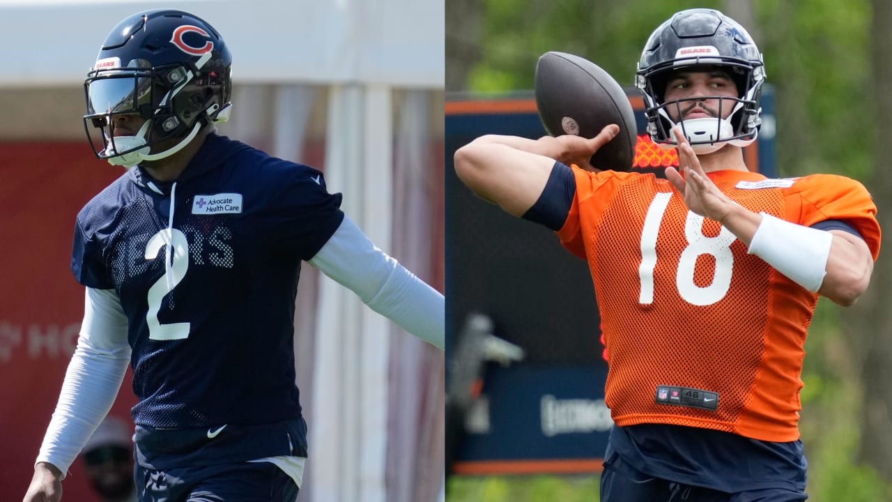Bears WR DJ Moore saw Justin Fields trade 'coming,' ready to 'ride through H-E-L-L and back with' Caleb Williams