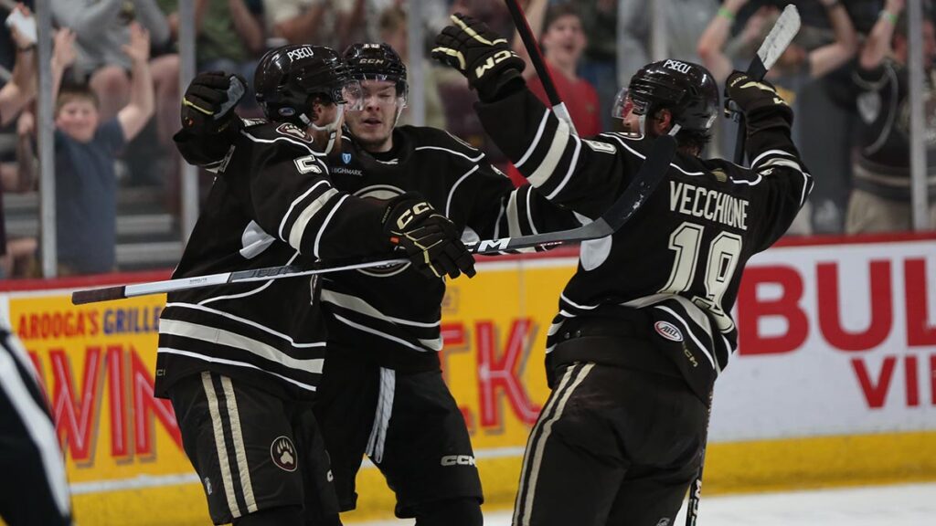 Bears strike early, often in Game 1 win over Hartford