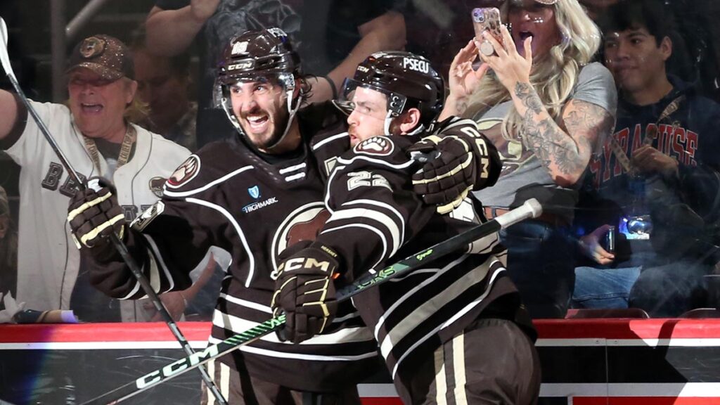 Bears survive Game 1 on Vecchione OT winner