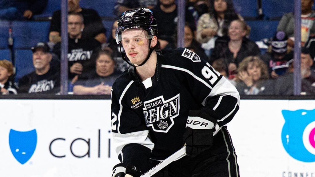 Clarke showing poise, confidence on Reign blue line