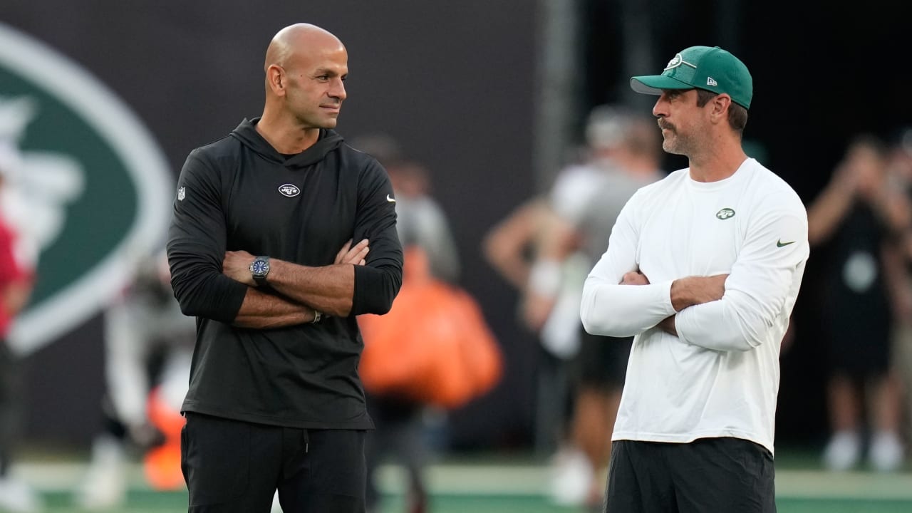 Jets HC Robert Saleh doesn't expect Aaron Rodgers (Achilles) to have restrictions in OTAs
