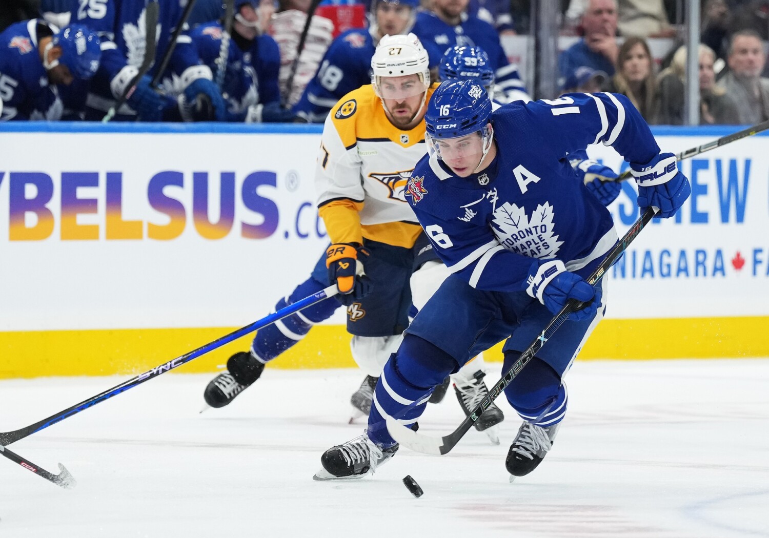NHL Rumors: Are the Toronto Maple Leafs talking with the Nashville Predators about Mitch Marner?