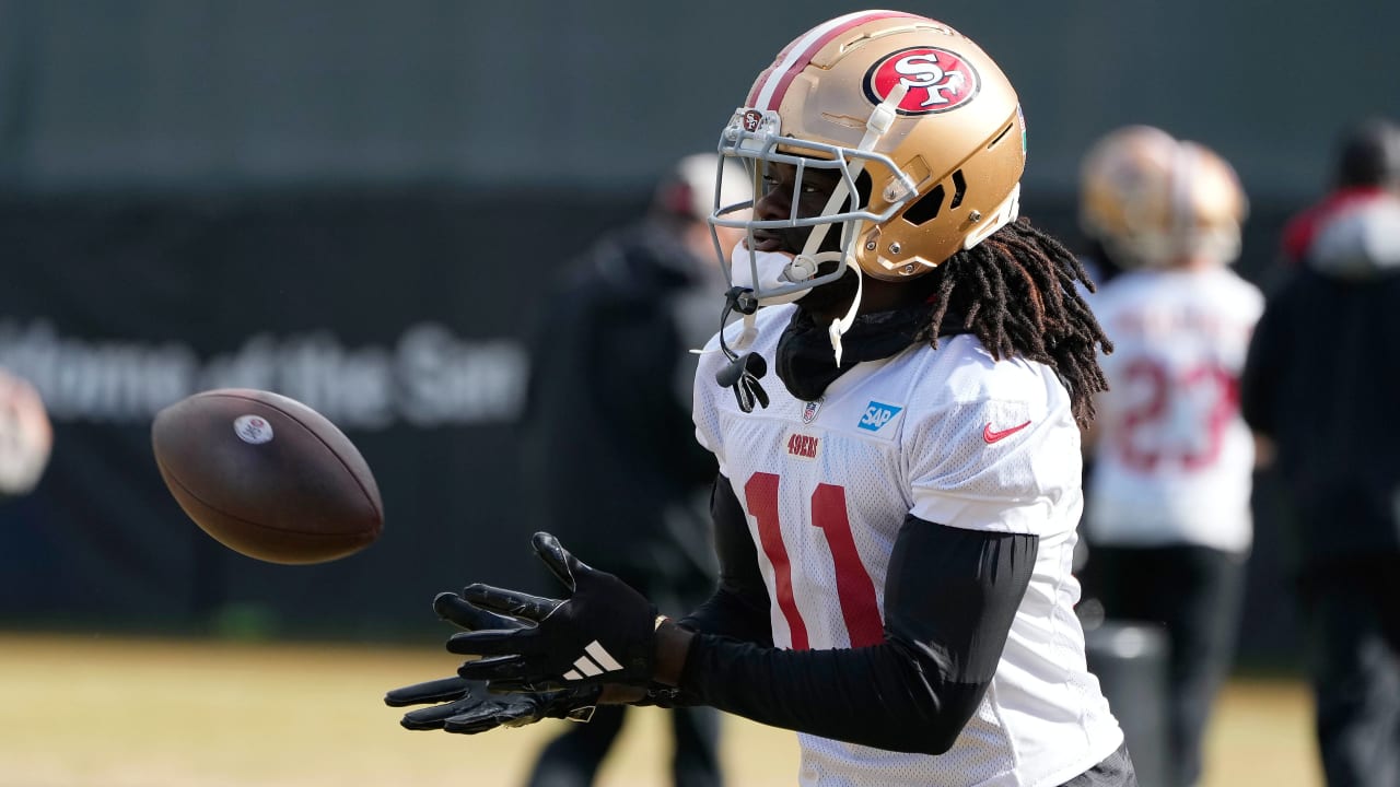 Niners' Brandon Aiyuk not participating in OTAs as he looks for new deal