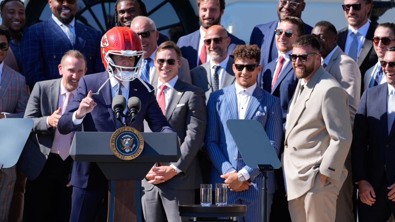 President Joe Biden honors Chiefs after Super Bowl win: 'Welcome back to the White House!'