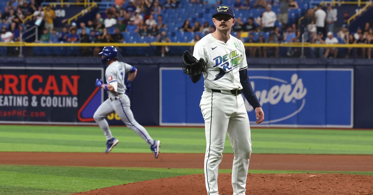 Rays 1, Royals 8: Rays fail to score after first inning
