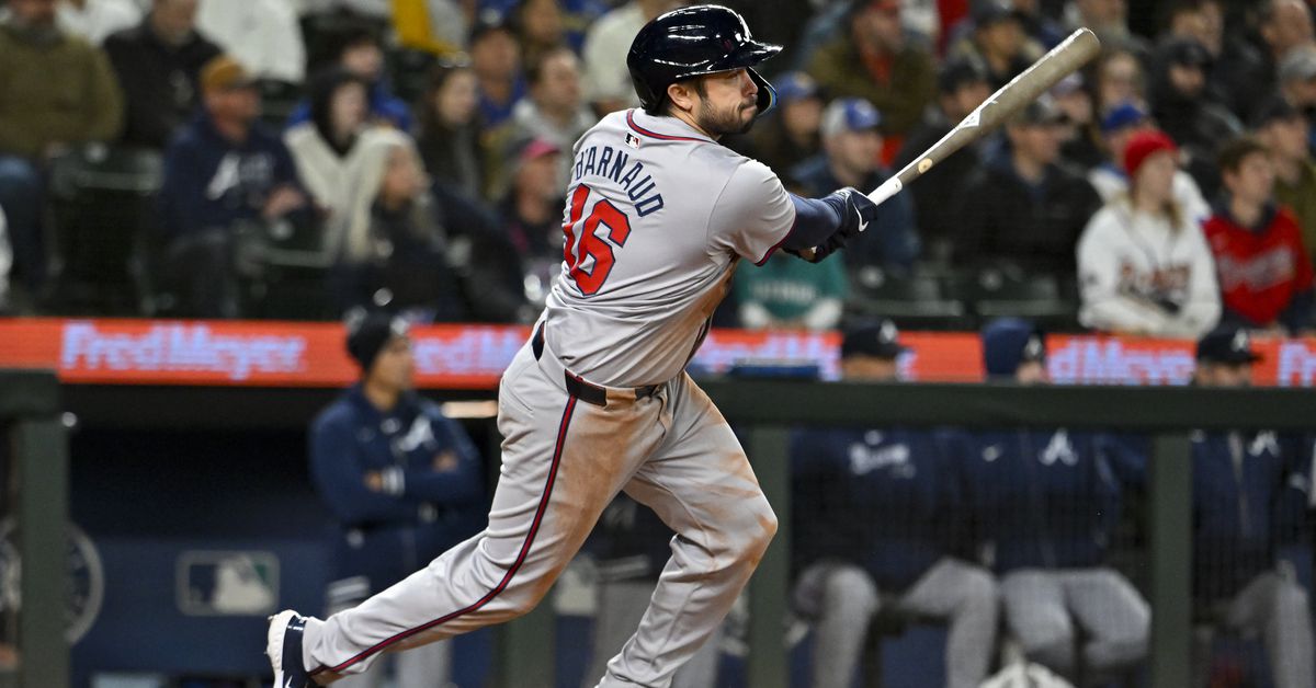 Travis d’Arnaud hitting sixth for Braves in Friday’s opener against Dodgers