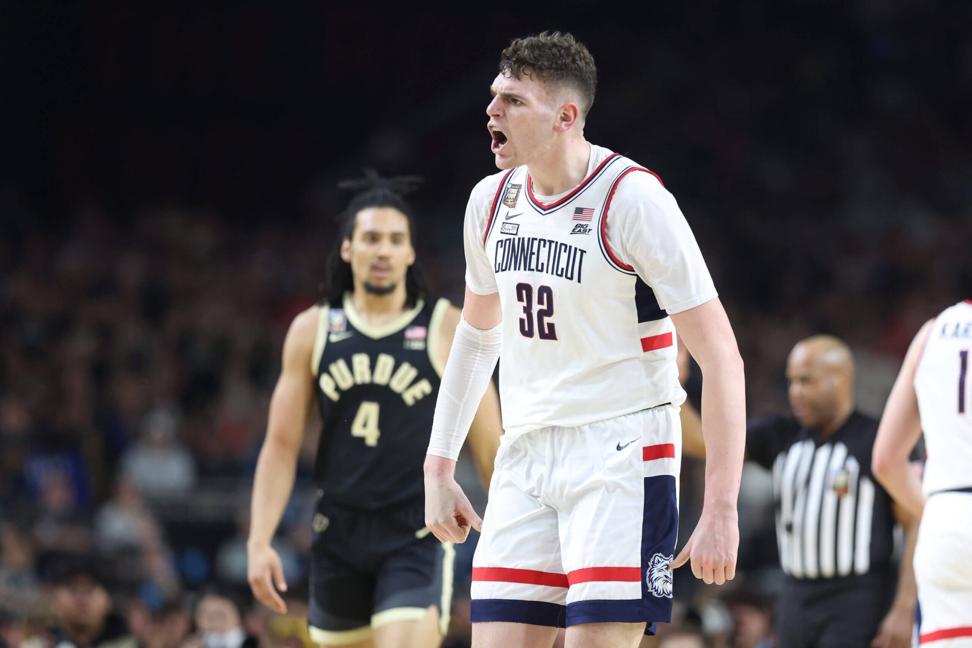 UConn’s Donovan Clingan declares for 2024 NBA Draft after winning back-to-back titles
