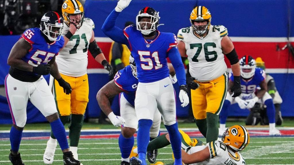 Azeez Ojulari odds to win 2024 NFL Defensive Player of the Year