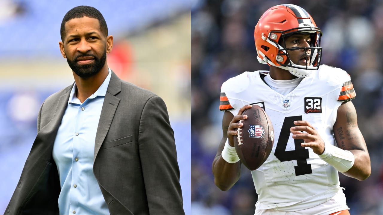Browns GM Andrew Berry: Deshaun Watson 'actually ahead of schedule' in return from shoulder injury