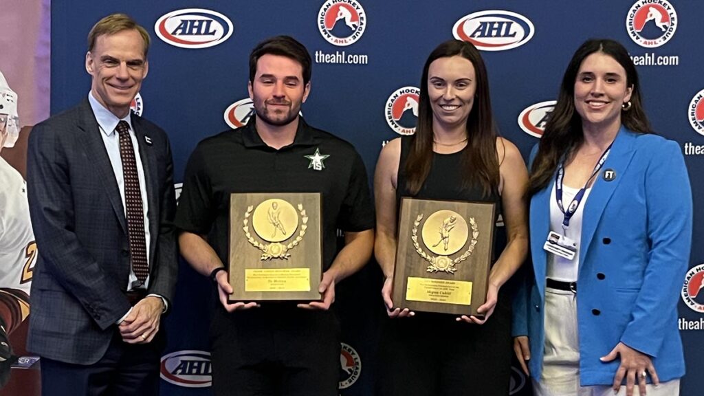 Cahill, Molina named winners of AHL business awards